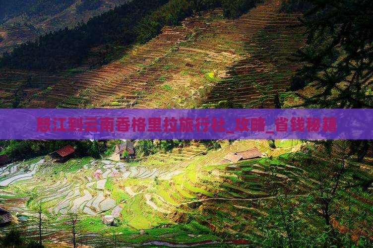 怒江到云南香格里拉旅行社
