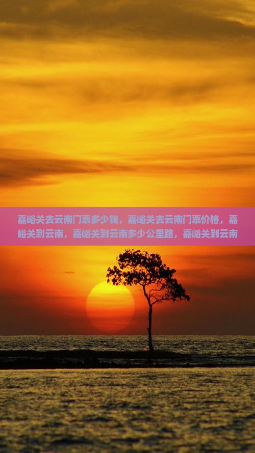 嘉峪关去云南门票