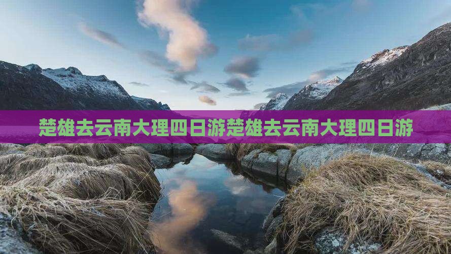 楚雄去云南大理四日游