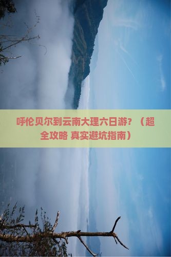 呼伦贝尔去云南大理六日游