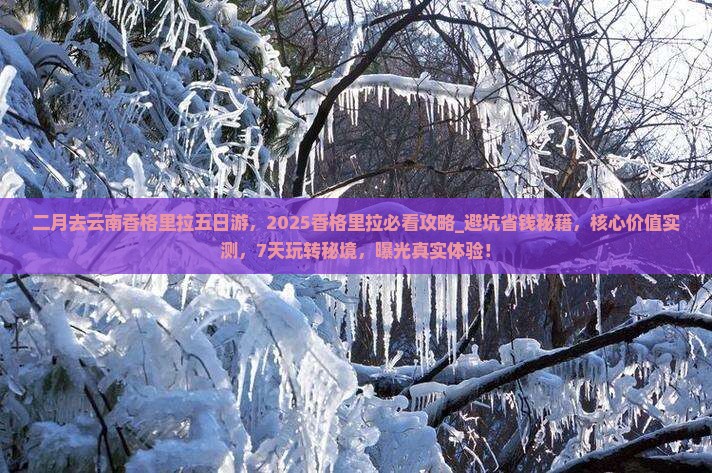 二月去云南香格里拉五日游