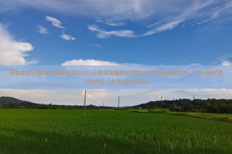 阿勒泰到云南洱海团体旅游 阿勒泰到云南洱海团体旅游
