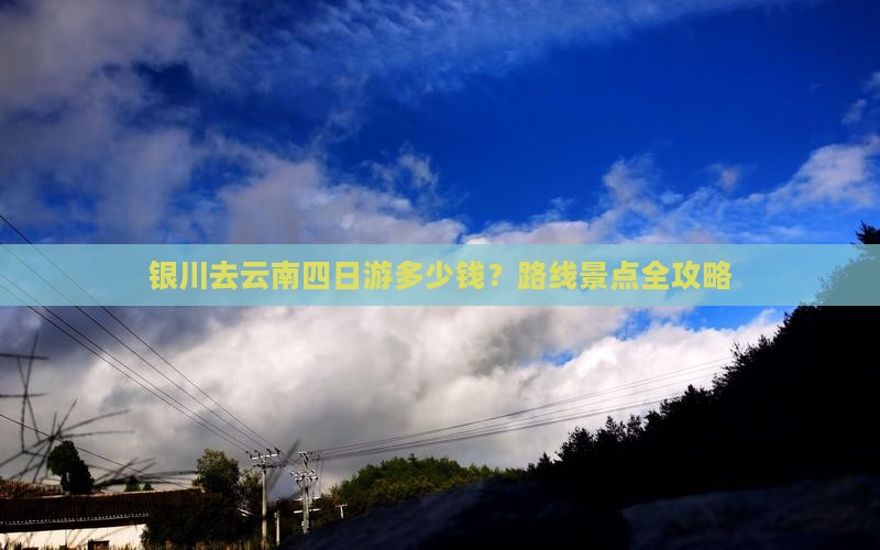 银川去云南四日游
