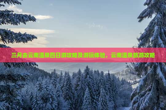 三月去云南温泉四日游