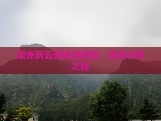 潮州到云南洱海旅游小吃