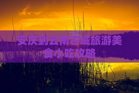 安庆到云南古城旅游小吃