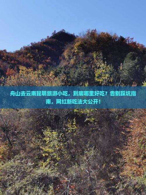 舟山去云南昆明旅游小吃