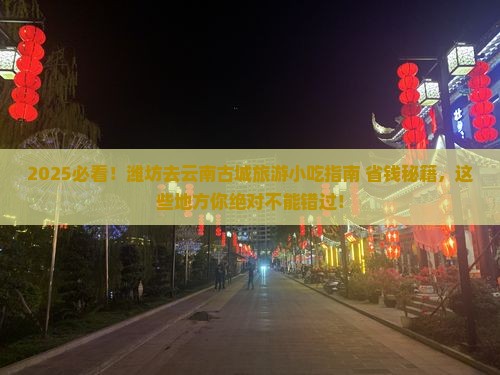 潍坊去云南古城旅游小吃