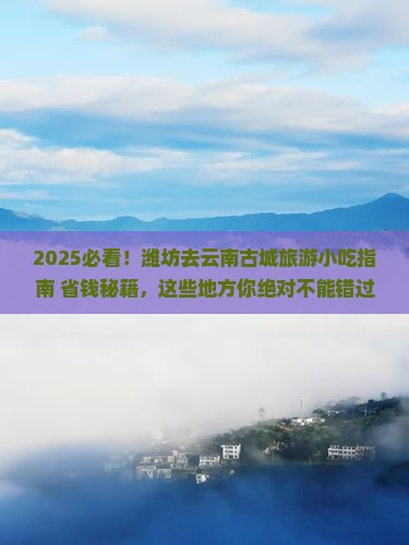潍坊去云南古城旅游小吃