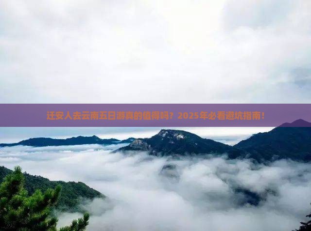 迁安去云南五日游