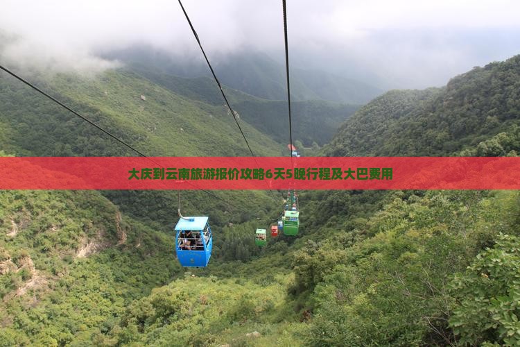 大庆到云南旅游