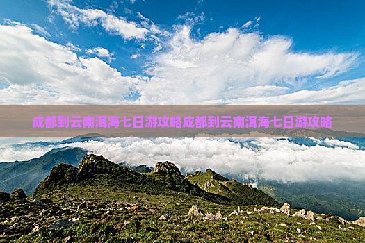 成都到云南洱海七日游