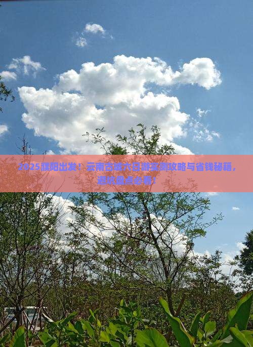 濮阳到云南古城六日游