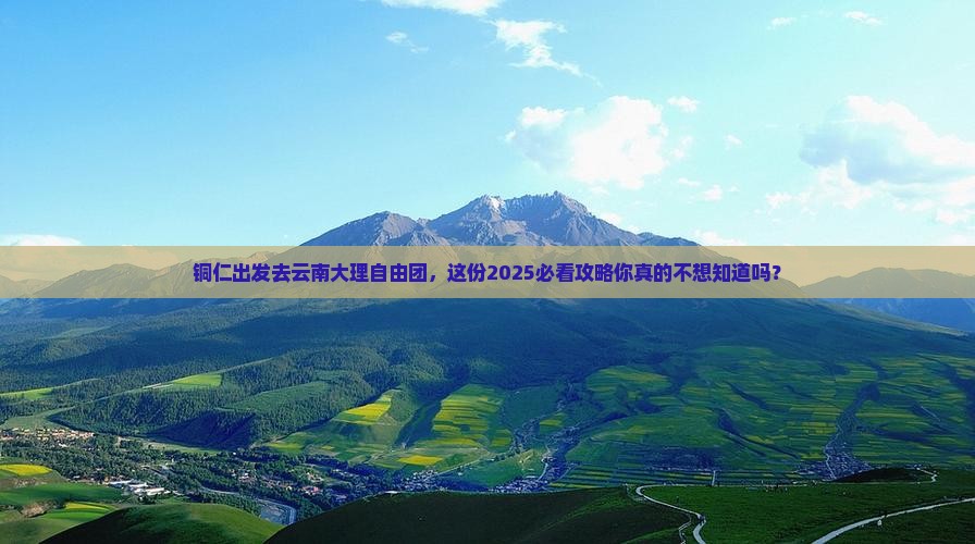 铜仁到云南大理自由团