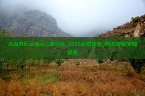 乌海市到云南丽江旅行社