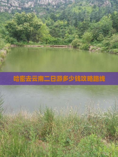 哈密去云南二日游