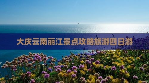 大庆去云南丽江四日游