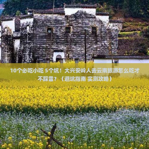大兴安岭去云南旅游小吃