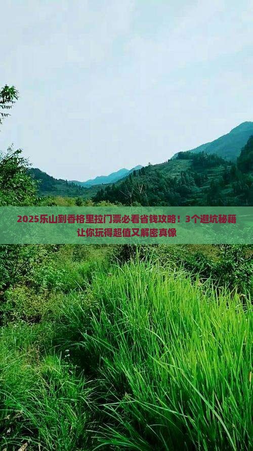 乐山到云南香格里拉门票