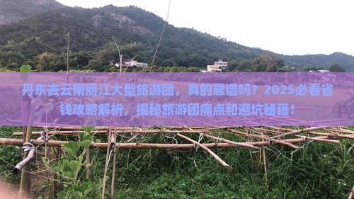 丹东去云南丽江大型旅游团