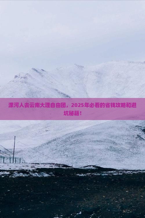 漯河去云南大理自由团