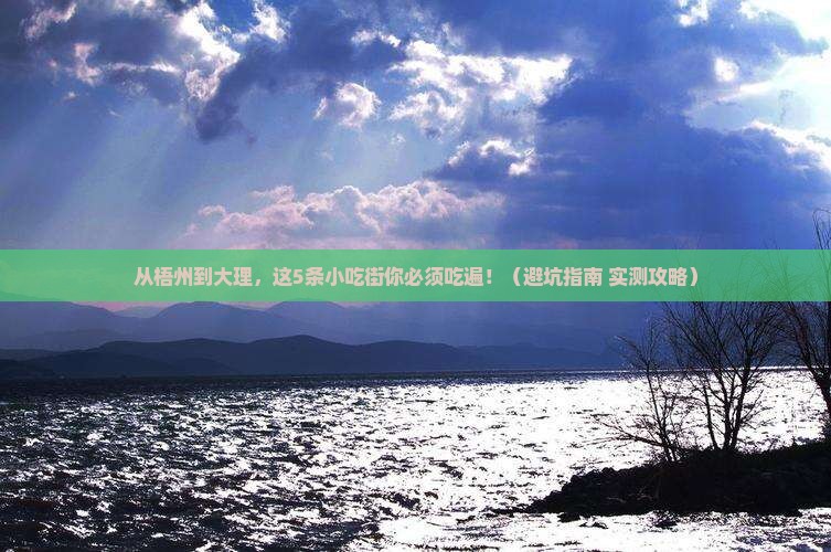 梧州到云南大理旅游小吃