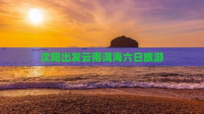 沈阳去云南洱海六日游