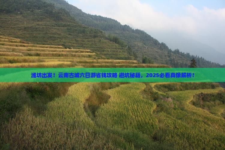 潍坊去云南古城六日游