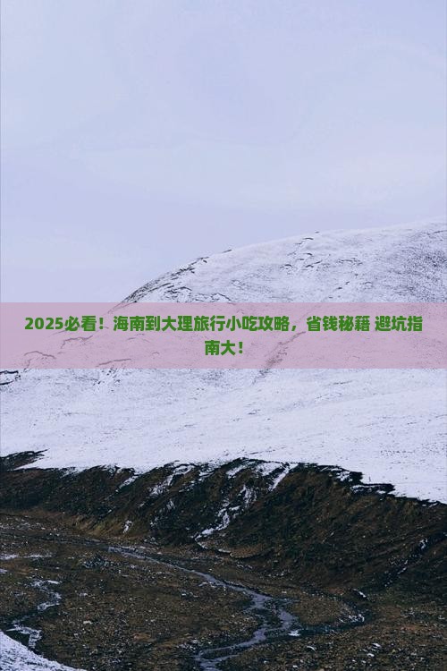 海南到云南大理旅游小吃