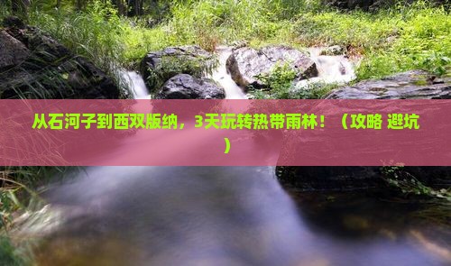 石河子去云南西双版纳哪里玩