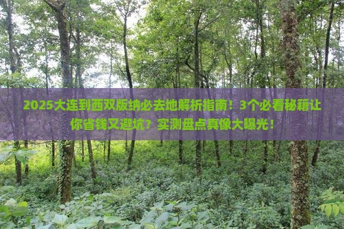 大连到云南西双版纳必去地