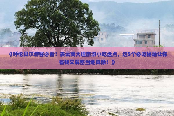 呼伦贝尔去云南大理旅游小吃
