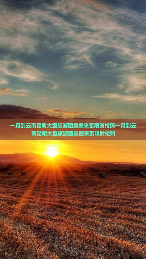 一月到云南昆明大型旅游团