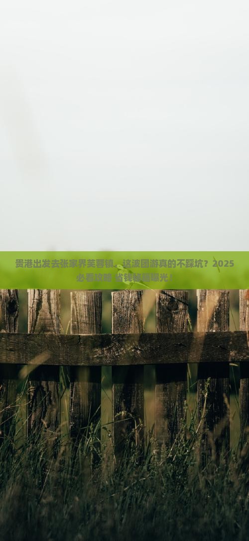 贵港去张家界芙蓉镇团体旅游