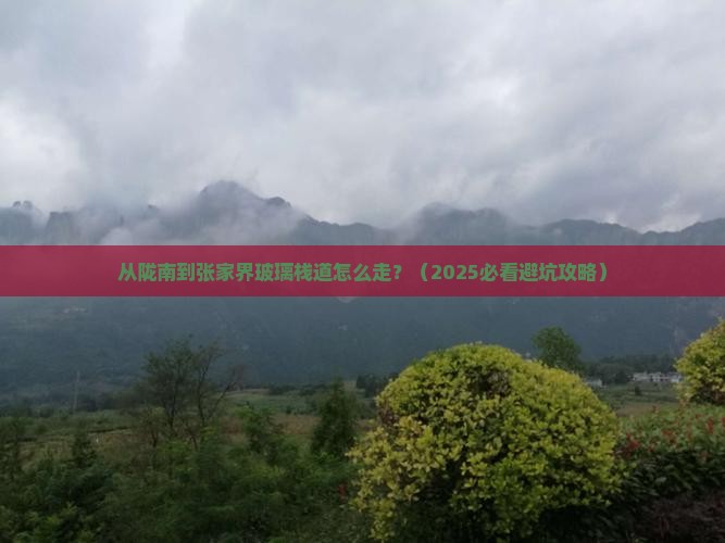 陇南到张家界玻璃栈道景点