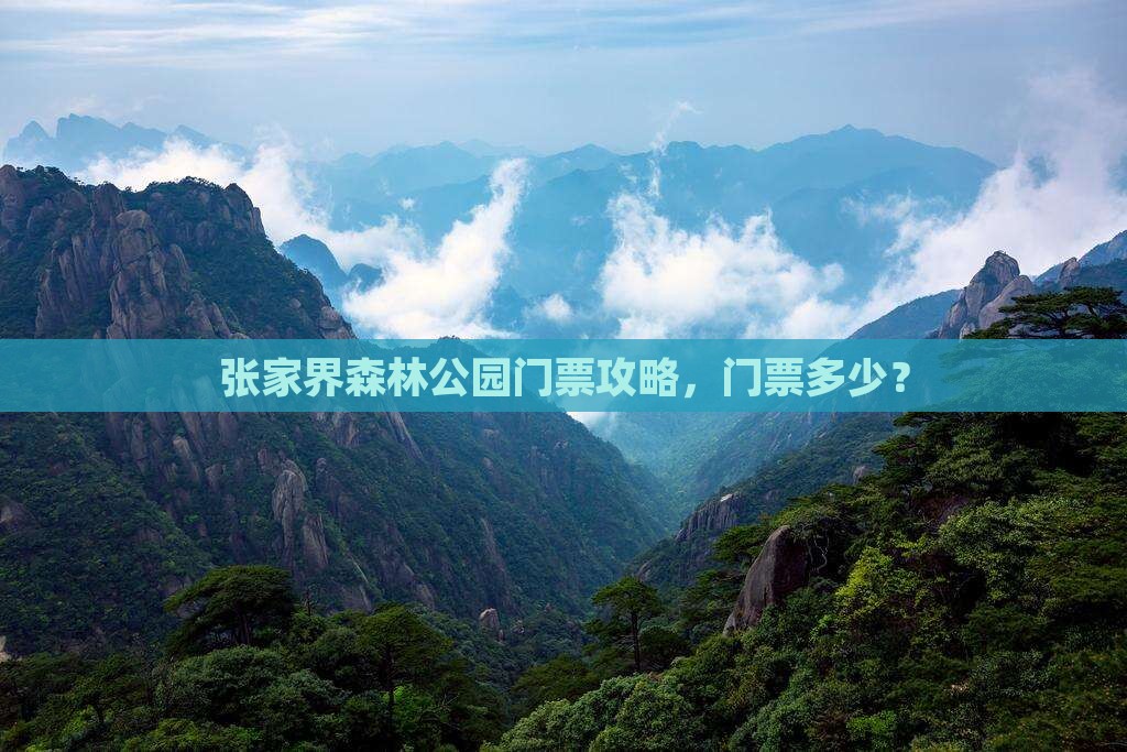 海北去张家界森林公园门票