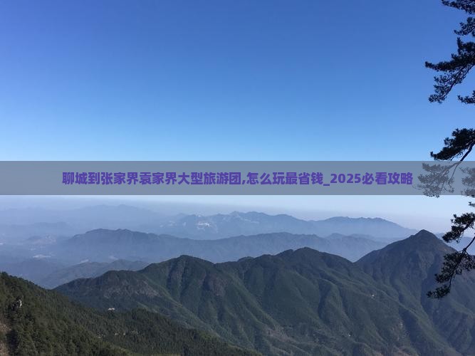 聊城到张家界袁家界大型旅游团