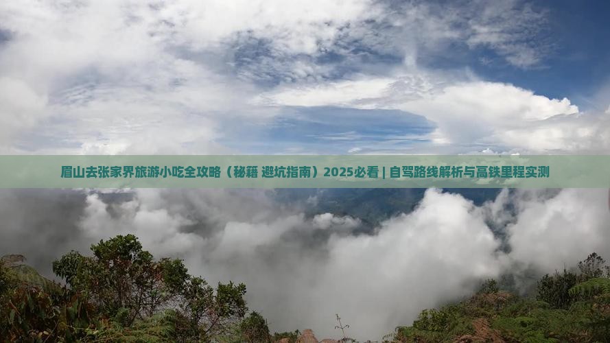眉山去张家界旅游小吃