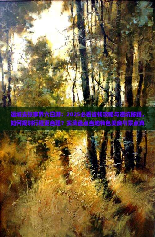 运城去张家界六日游