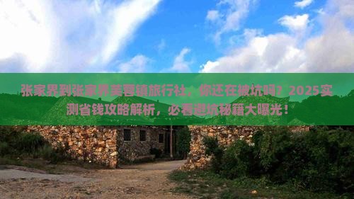 张家界到张家界芙蓉镇旅行社