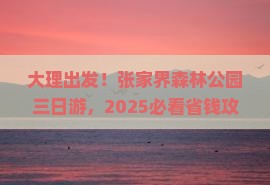 大理去张家界森林公园三日游