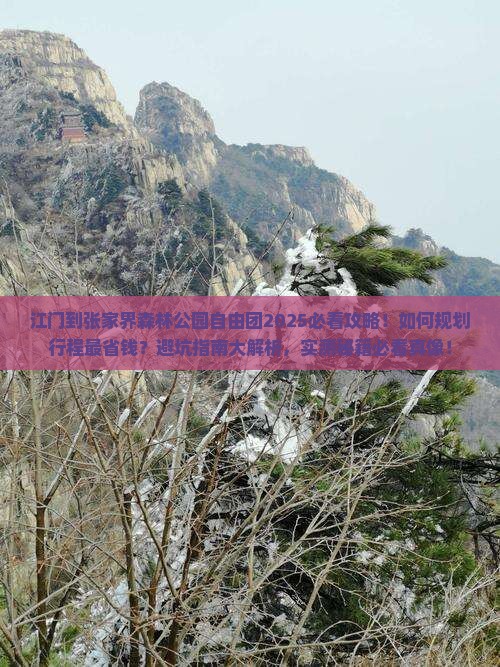 江门到张家界森林公园自由团