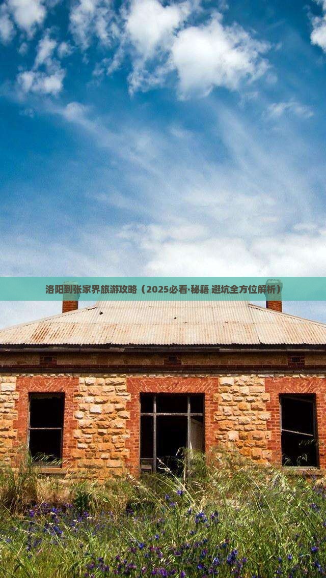 洛阳到张家界森林公园门票