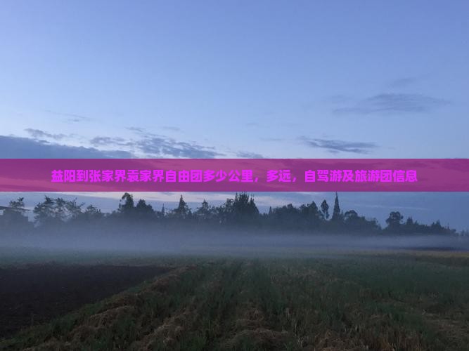 益阳到张家界袁家界自由团