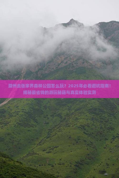 滁州去张家界森林公园哪里玩