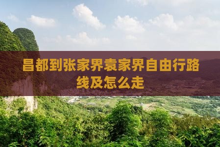 昌都到张家界袁家界自由行