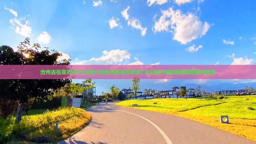 沧州去张家界天门山旅行社