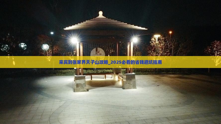来宾到张家界天子山攻略