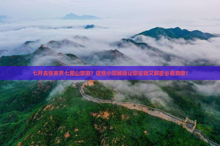 七月到张家界七星山旅游小吃