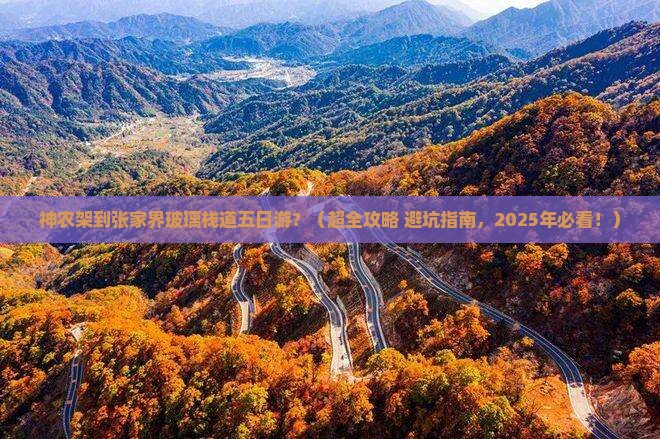 神农架到张家界玻璃栈道五日游
